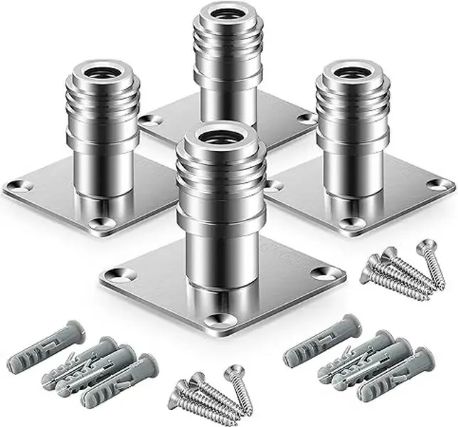 M MINGLE Foam Cannon Holder with Self-Locking Mechanism (4 Pack) - Wall Mount for Pressure Washer Accessories