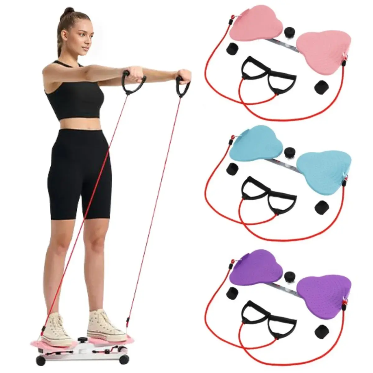 Lpxpass Waist Twisting Machine - Abdominal Muscle Trainer, Tummy Exercise Equipment with 90° Free Rotation, 100kg Load-Bearing, 20db Noise Level, Convenient for Home Workouts