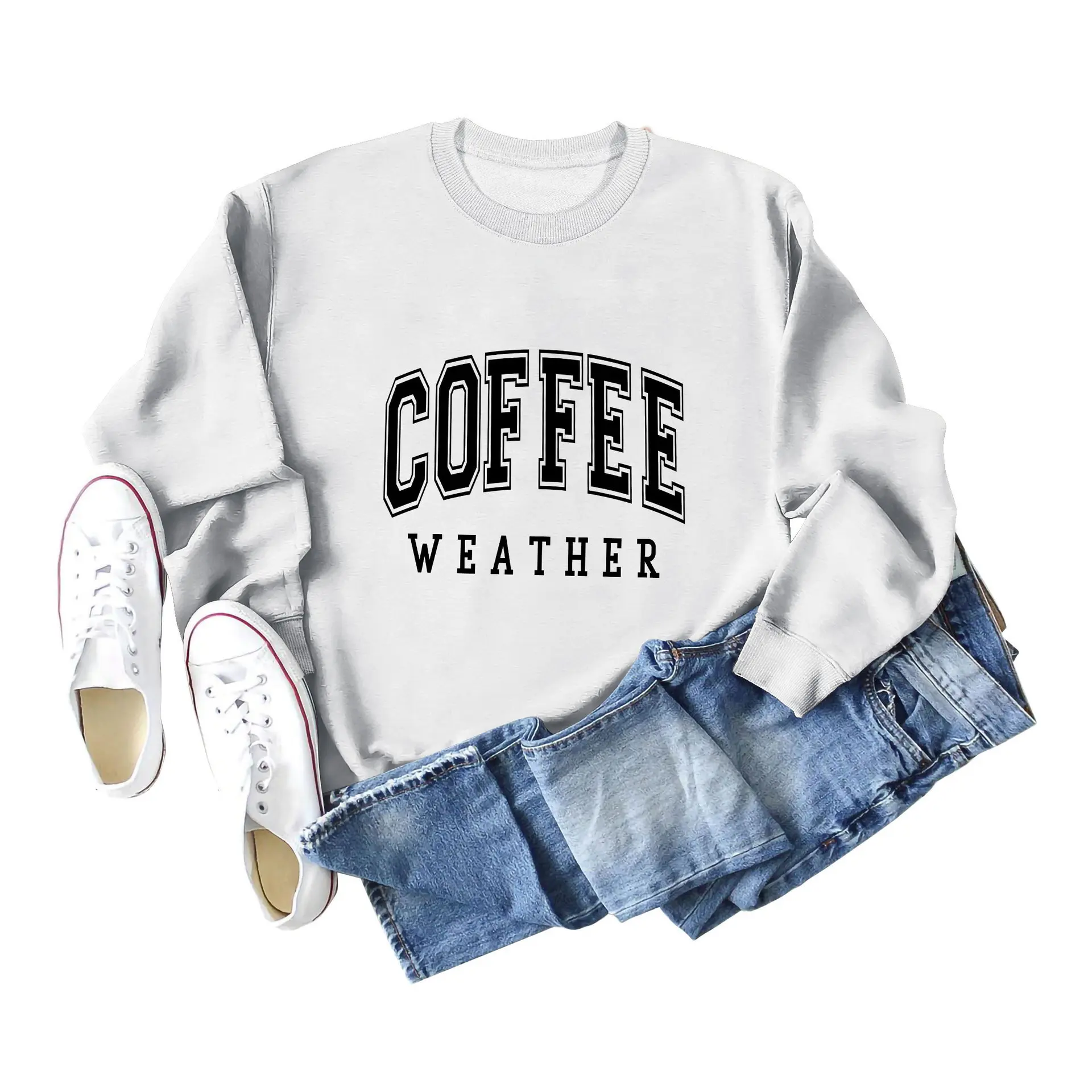 White hoodie (black font)