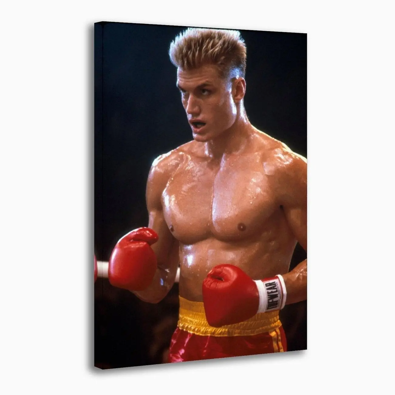 Rocky IV 1985 Dolph Lundgren as Ivan Drago Painting On Canvas Wall Art Poster Picture Print Living Room Walls Decor Home Posters