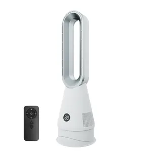 Faryuan TP-020L  Bladeless Fan, 25inch Cooling & Filter Combo Tower Fan 80° Oscillating with Remote, 9H Timer, 8 Speeds, Portable Quiet for Indoor, Bedroom, Home Office Room