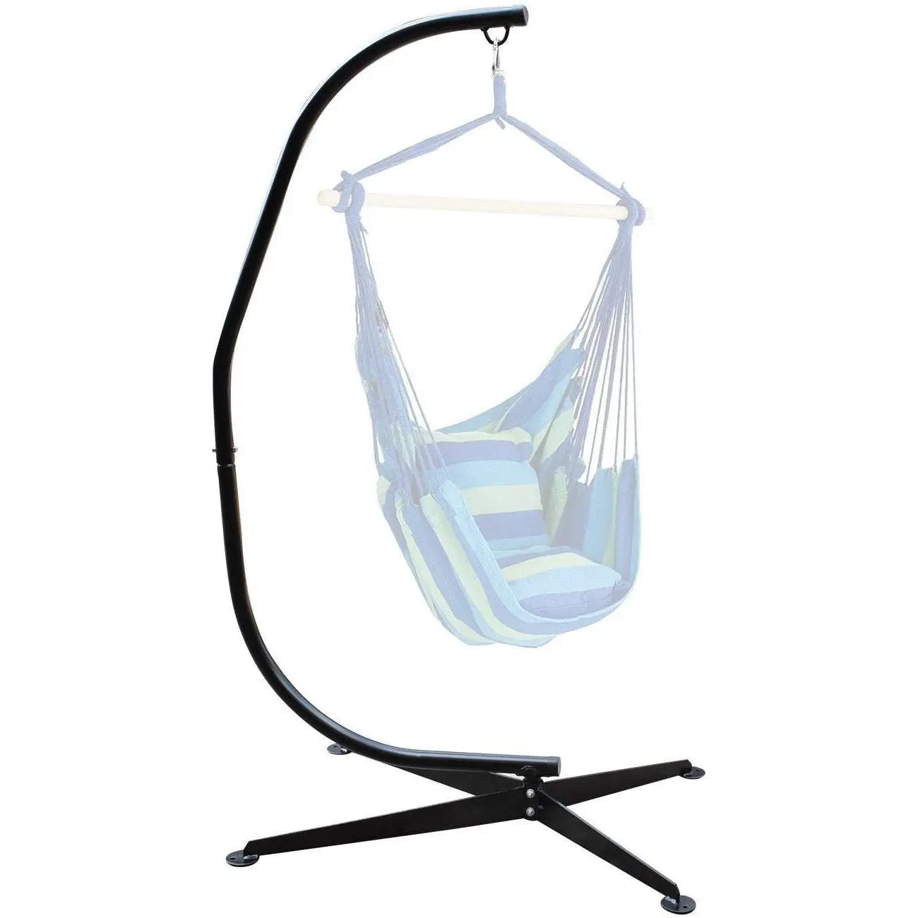Sorbus Swivel Stand - Portable Hammock Chair Frame for 360 Degree Panoramic View, Sturdy Powder Coated Steel, Easy Assembly, Canvas Camping