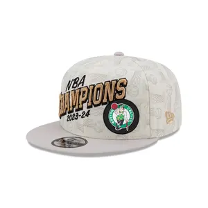Boston Celtics New Era 2024 NBA Champions 9FIFTY Adjustable Snapback Cap, Sports Collectibles Headwear