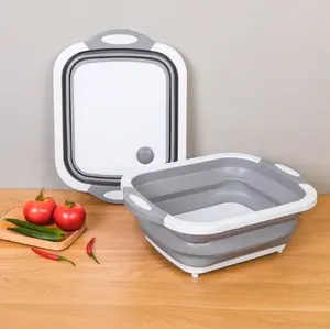 3 In 1 Collapsible Cutting Board Foldable Chopping Board Fruit Kitchen