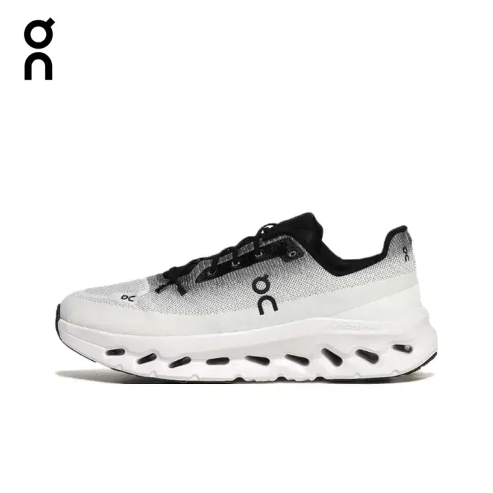 On Cloudtilt White Black Gradient Running Sneakers CloudTec Cushion Breathable Road Athletic Shoes