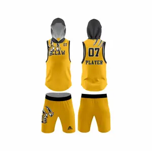 Claw Yellow 7v7 Flag Football Uniform