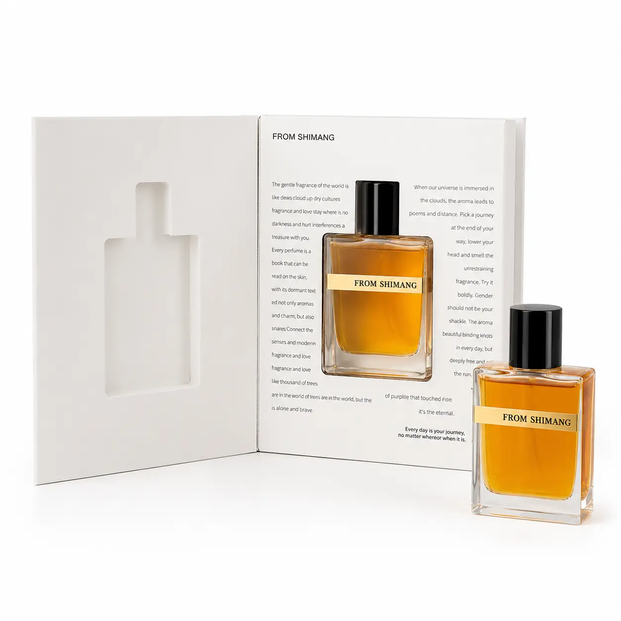 FROM SHIMANG Women Eau de Toilette, long-lasting light fragrance perfume, luxury book-shaped gift box, ideal birthday and Valentine’s Day gift for her, suitable for dating and everyday use