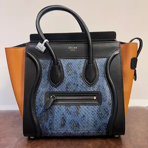 Pre-owned Celine Luggage Tri Color Shoulder Bag|20206550 WWL,