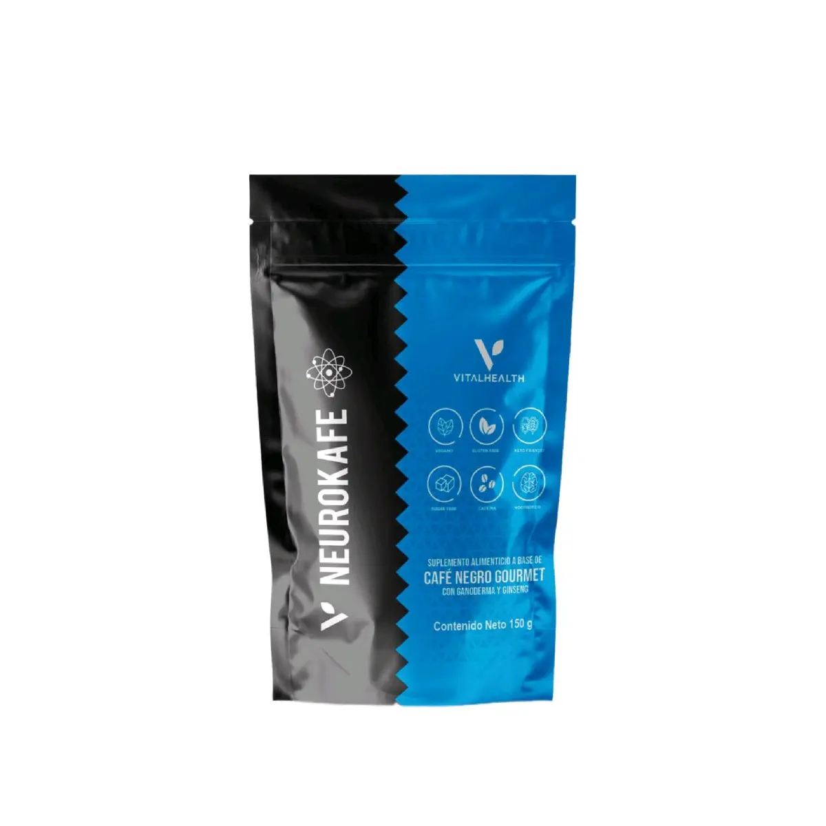 NEUROCAFE- coffee gourmet dark roast coffee with ganoderma, ginseng and vitamins Beverage