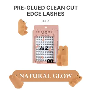 SOO ADOR Edge Lashes - Natural Glow (Lash Tweezer included)