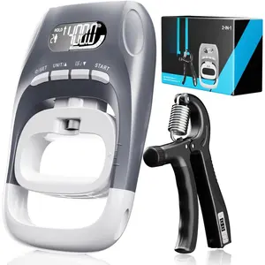 Electronic Grip Strength Tester With Adjustable Hand Gripper, Hand Dynamometer of 400lbs/180kg Tester Set with Digital Display – Precision Training for Rehab, Fitness, and Home Gym