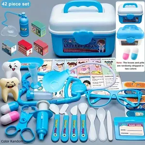 Doctor Toy Set, Realistic Medical Tool Kit, Boy Girl Educational Role Play Toy, Pretend Play Set, Dentist Play Set, Abs Material, Perfect Christmas and Birthday Gift