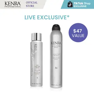 Kenra Platinum Dry Texture Spray 6 & Ultra Freeze Spray 30 | All Hair Types