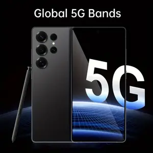 25Ultra Android Smartphone, 6.8 Inch Dual 108MP+48MP Cameras, Long-Lasting 6800mAh Battery, OTG Function, Facial Recognition Unlocking, Stylus, 12GB RAM +512GB ROM, 5G Network Android Card 6.8 Inch Dual
