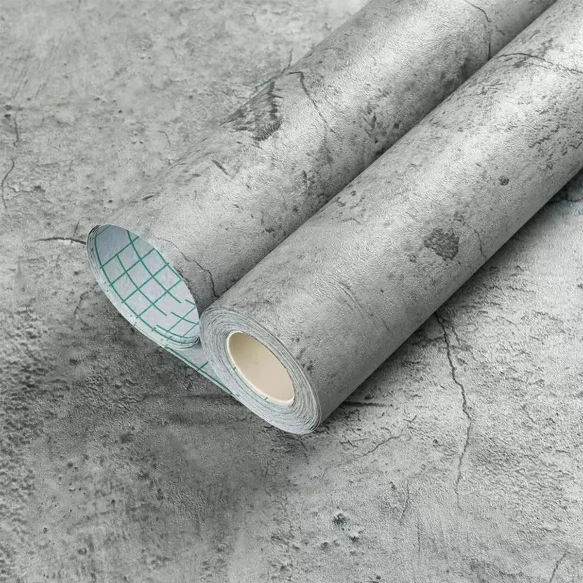 Industrial Cement Grey Peel and Stick Wallpaper Designs Textured Wall Paper, Waterproof Vinyl Self-adhesive Film for Living Room, Shop, Decor, Decorative Wallpaper
