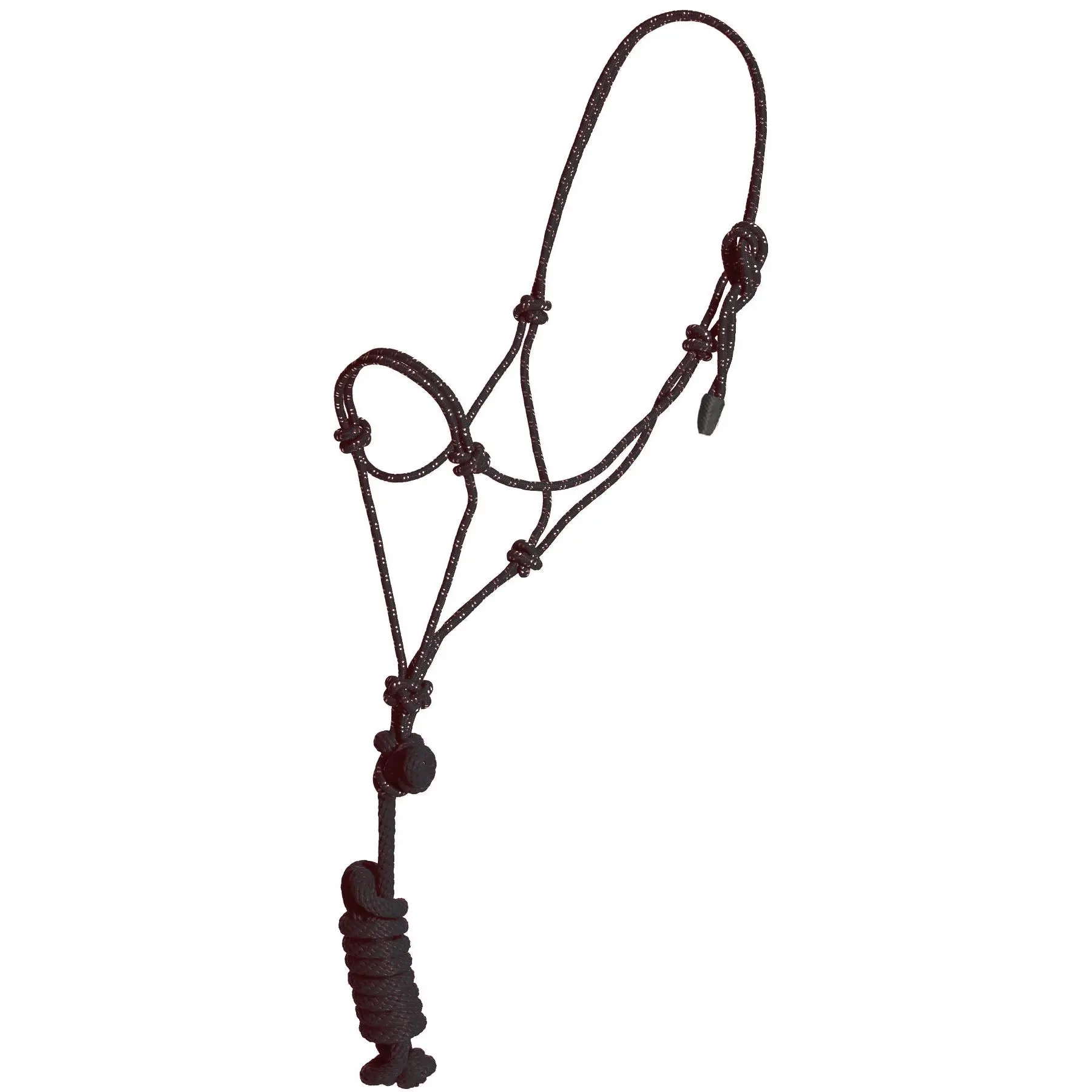 Mustang Yearling Economy Rope Halter and Lead