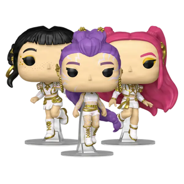 Funko Pop! KPop Demon Hunters (What It Sounds Like) – Zoey #2429, Rumi #2430, Mira #2431 (Set)
