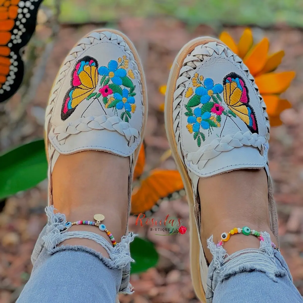 Butterfly huaraches sandals