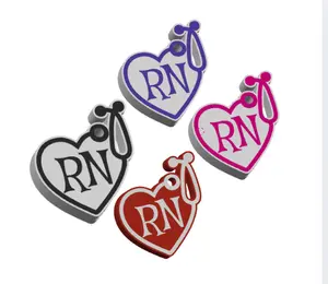 RN Stethoscope Beaded Pen Charm – Decorative Pen Accessory for DIY Beadable Pens | Cute Pen Charms for Crafting