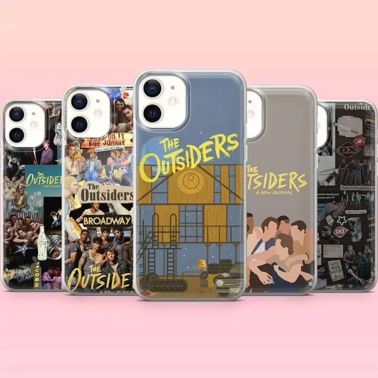 The Outsiders Phone Case Vintage Movie Cover, Compatible with iPhone Samsung series, gift for fans