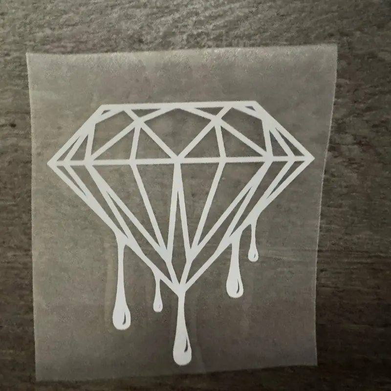4x4 Diamond Vinyl Decal, Car Window Decorative Sticker