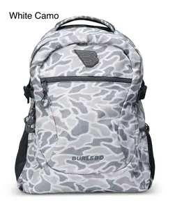 Camo Backpack - Durable Functional Luggage Bag for School, Daily Commute, Travel