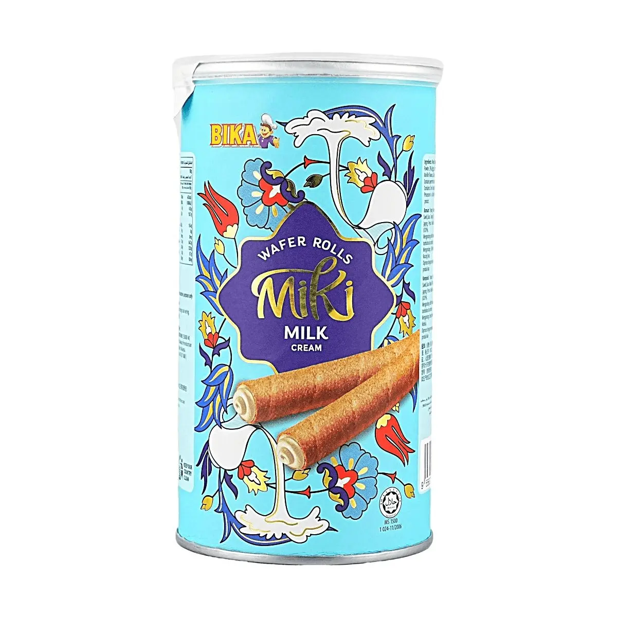 BIKA Malaysian Creamy Wafer Rolls 90g - Crispy Snack for Tea Time & Parties
