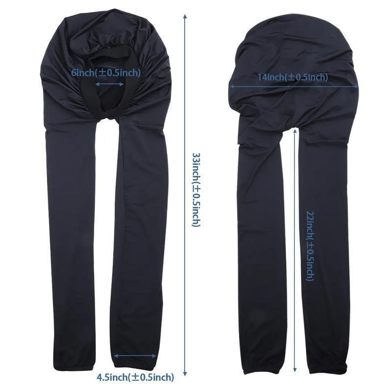 Pantyhose Bonnet for Sleeping – 2-in-1 Long Hair & Braids Protection, UV Shield, Breathable & Water-Resistant,Valentine's Day Special Gift Selection