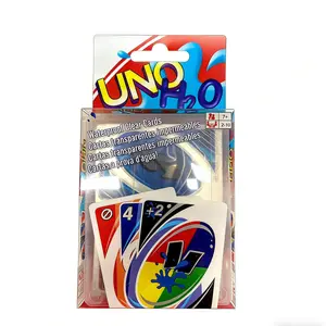 UNO H2O family arcade tabletop games, family gathering cards, holiday party games, 2-10 game entertainment cards, Family Fun Game