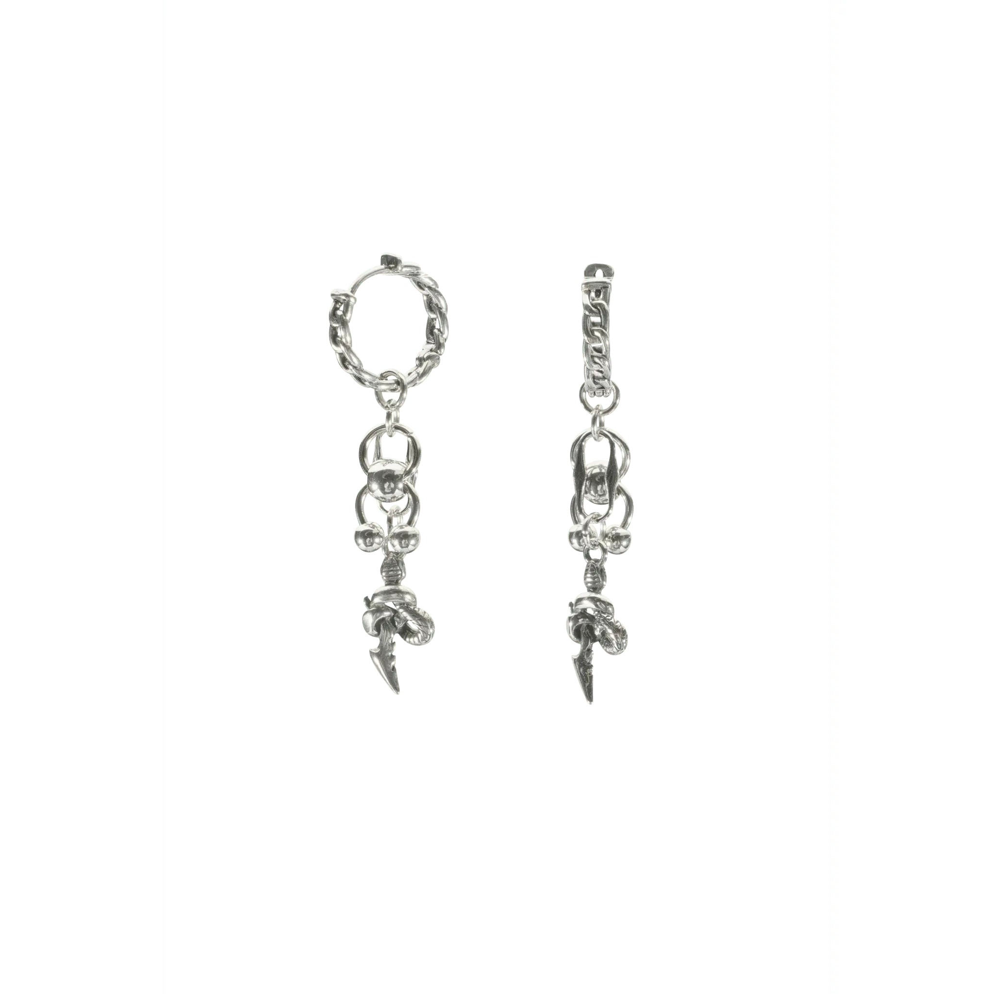 SNAKE HOOP EARRINGS SNAKE HOOP EARRINGS