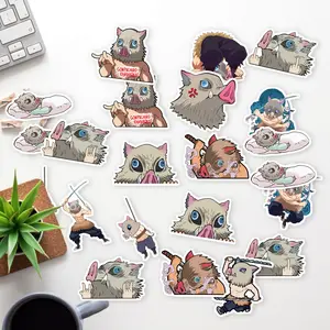 Stickers Pack 20 Pcs Inosuke Waterproof Bumper Guitar Bottle Laptop Bike Colorful Car Vinyl Skateboard Aesthetic Water Luggage