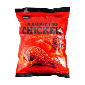 GUGEN Korean BBQ Chicken Flavored Puffed Snacks Family Size 800g - Crispy Korean Snack Food for Sharing