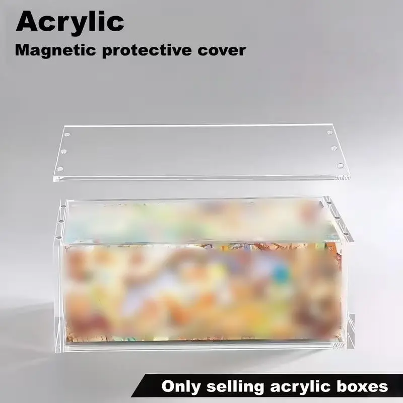 Strong Magnetic Durable Acrylic Durability Protection Box, Special Display Case Dustproof Storage Collectibles Storage Acrylic Storage Container for Japanese Tohoku Hiroshima Fukuoka Kanazawa Anniversary Edition