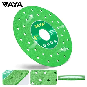 VAYA 115mm 4.5 Inch Slim Flat Diamond Grinding Blade, Multi-Pore for DIY Workshop, Tile and Stone Cutting Work
