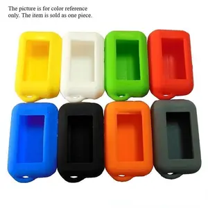 Silicone Car Key Case Cover Car Key Protector for Starline E90 E60 E91 E61 E63 E65 E85 E92 E95 E96 Anti-theft LCD Remote Control Keys Accessories