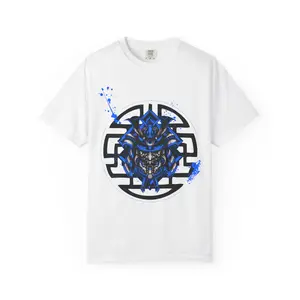 Blue Samurai Mask Shirt | Scarlett Raid Graphic Tee