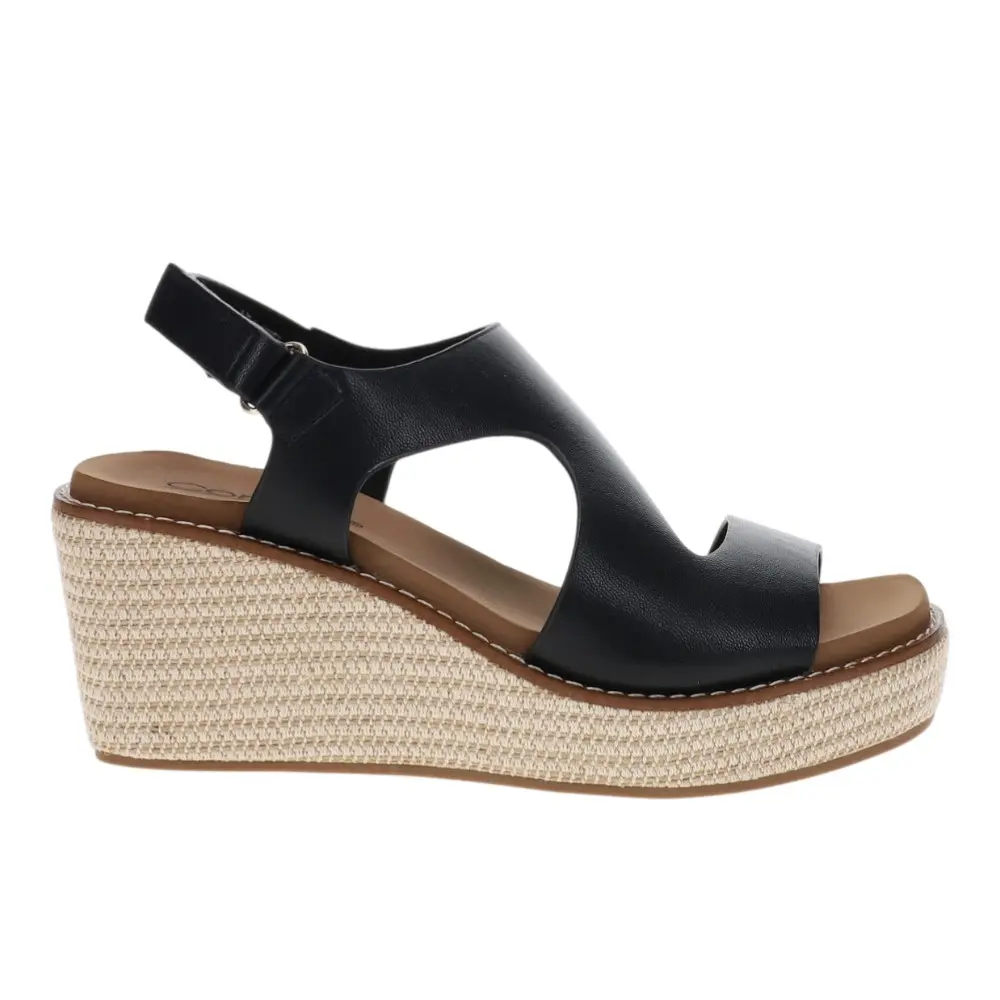 Corkys Womens Steppin Out Slingback Casual Sandals Casual Mid Heel 2-3" - Black