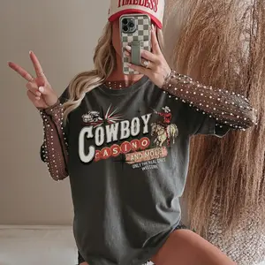 Vintage Rodeo Shirt, Retro Western Shirt, Country Music Outfit, Comfort Colors T-Shirt, Retro Western Shirt, Cowgirl Gift, Country Concert