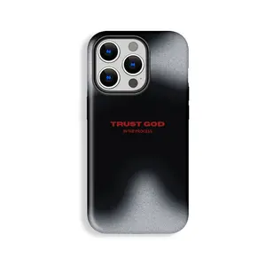 "Trust God in The Process" Durable Mobile Phone Cover - Protective Casing, Accessories Shell Compatible with iPhone 11/12/13/14/15/16/17 Pro, ProMax, Plus, Air