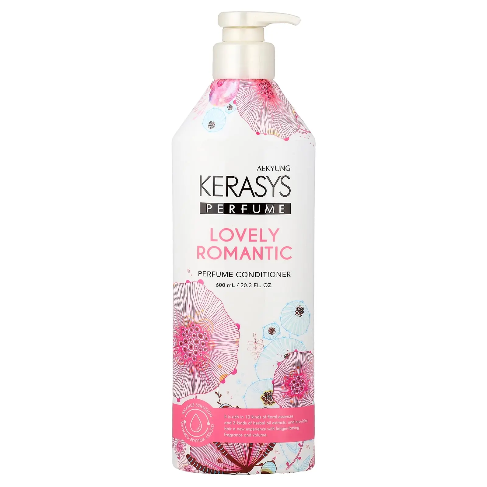 Kerasys Perfume Conditioner, Lovely Romantic, 20.3 fl (600 ml) Kerasys Perfume Conditioner, Lovely Romantic, 20.3 fl (600 ml)