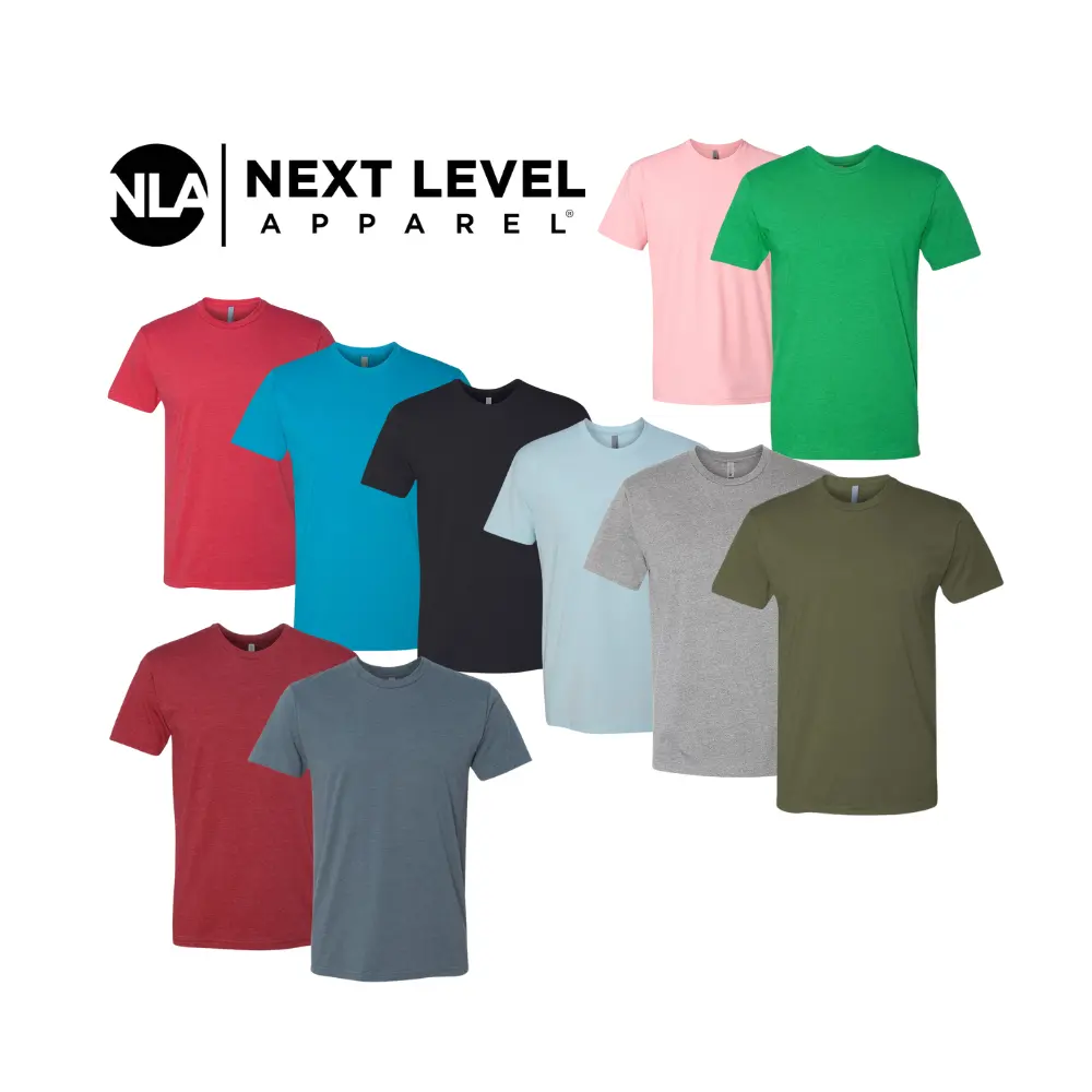 Next Level Apparel Unisex CVC Plain Crew Neck Short Sleeves T-Shirt 6210 Next Level Apparel Unisex CVC Plain Crew Neck Short Sleeves T-Shirt 6210