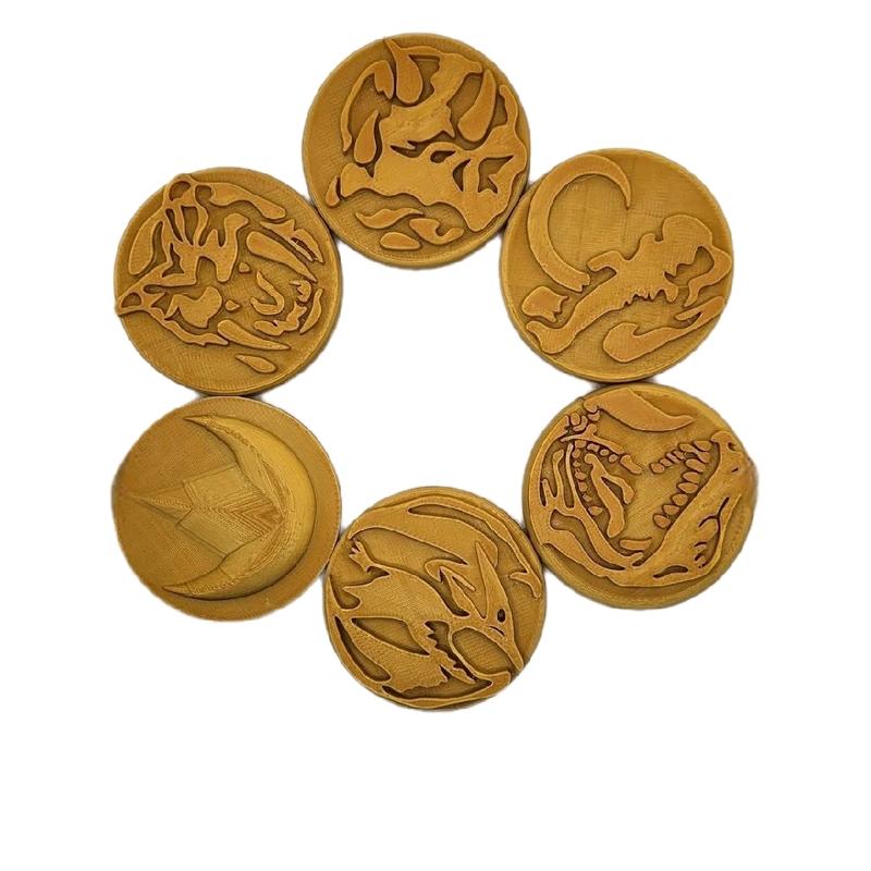 Power Rangers 3D Printed Morpher with Interchangeable Coins Collectible Display Collectible Figure