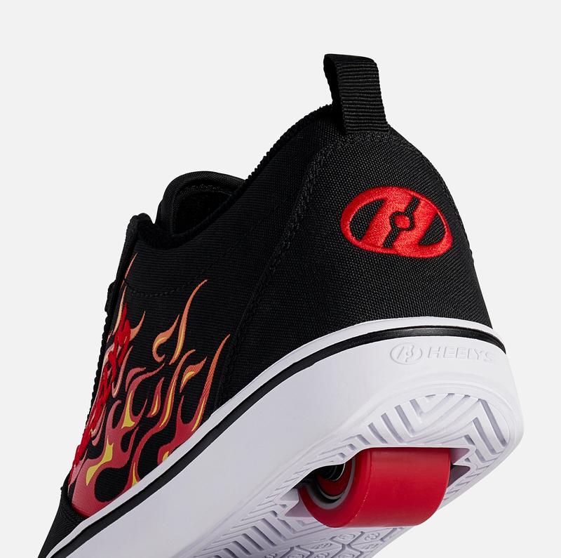 Heelys Shoes with Wheels  Pro 20 Prints with Flames