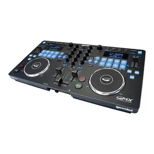 Gemini Sound GMX Standalone DJ Media Player, MIDI Controller | High-Resolution Jog Wheels, USB Playback, 2-Channel Mixer, Perfect for Live Performances, Clubs, & Parties djequipment