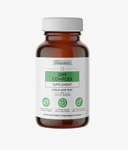 Just Ingredients DIM Complex - High Potency Supplement with DIM I3C & Broccoli Extract for Hormonal Wellness & Detox Support