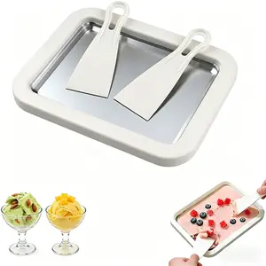 Rolled Ice Cream Maker Kit, Soft Serve Ice Cream maker,Perfect for Frozen Yogurt, and More Food grade stainless steel ice cream roll machine for Family Fun and Easy Homemade Desserts