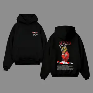 Ayrton Senna Hoodie – Vintage F1 Racing Hoodie, Motorsport Fan Gift, Formula 1 Legend Apparel, Retro Racing Streetwear