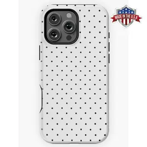 Small polka dot pattern for Iphone 11 12 13 14 15 16 Pro Max Plus Mini, Samsung Model Compatible with Samsung Galaxy S25