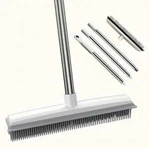 Long Handle Floor Brush, 1 Set Tile Toilet Bathroom Bristle Brush, Cleaning Brush for Bathroom Kitchen, Household Cleaning Tool