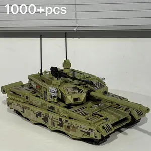 1000pcs Tank City Special Police Rotating Track Model Building Blocks, Christmas Halloween Birthday Gift, Holiday Present